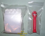 (image for) 100 Plastic Pez Storage Bags 3x6 Zip Top