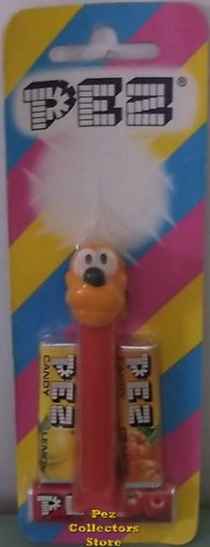 (image for) Classic Disney Pluto Pez on Striped Halo Card