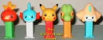 (image for) Set 004 Pokemon 1 Mini Pez Dispenser Set of 5