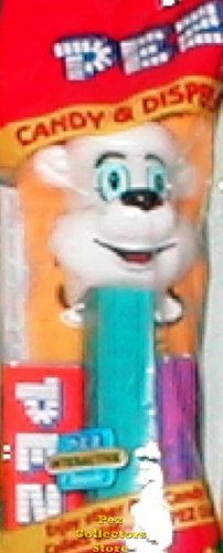 (image for) Polar Bear with Cap 2002 Christmas Pez MIB