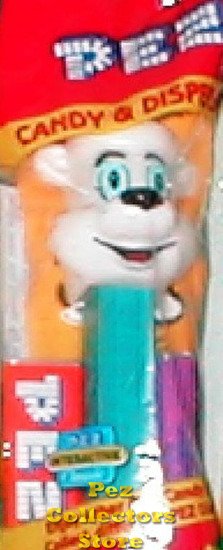 (image for) Polar Bear with Cap 2002 Christmas Pez MIB - Click Image to Close