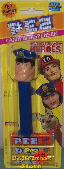 (image for) Policeman 9-11 Emergency Hero Pez MOC! - Click Image to Close