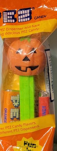 (image for) Polly Pumpkin C Large Orange Head Pez Mint in Bag