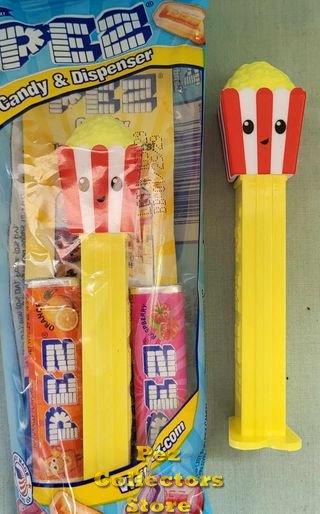 (image for) Pez Treats Popcorn Pez Dispenser Mint in Bag