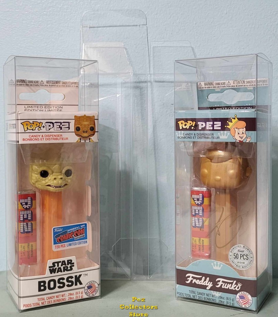 (image for) 5 x Funko POP!+PEZ Crystal Clear Protector Boxes - Click Image to Close