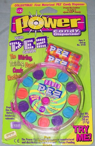 (image for) Purple Power Pez Candy Dispenser with Belt Clip Series 2 MOC