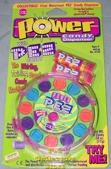 (image for) Purple Power Pez Candy Dispenser with Belt Clip Series 2 MOC