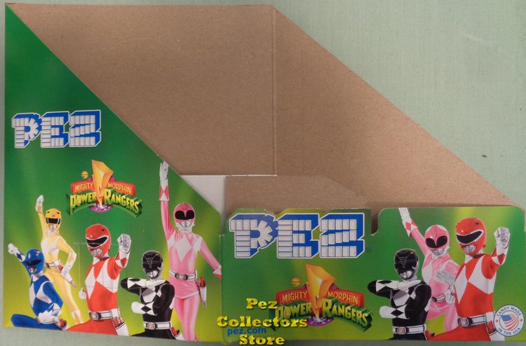 (image for) Mighty Morphin Power Rangers Pez Counter Display 12 ct Box - Click Image to Close