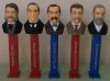 (image for) LOOSE USA Presidential Pez Series Volume 5 Set - 1881 to 1909