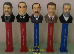 (image for) Boxed Set USA Presidential Pez Series Volume 5 - 1881 to 1909