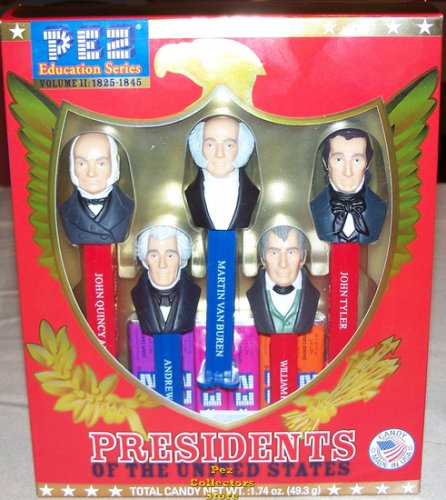 (image for) Boxed Set USA Presidential Pez Series Volume 2 - 1825 to 1845