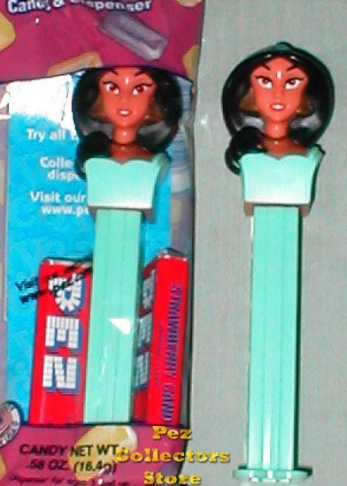 (image for) Princess Jasmine Pez from Aladdin MIP - Click Image to Close