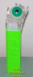Clear Crystal Hand Psych Eye Pez on Neon Green Stem (image for) Clear Crystal Hand Psych Eye Pez on Neon Green Stem