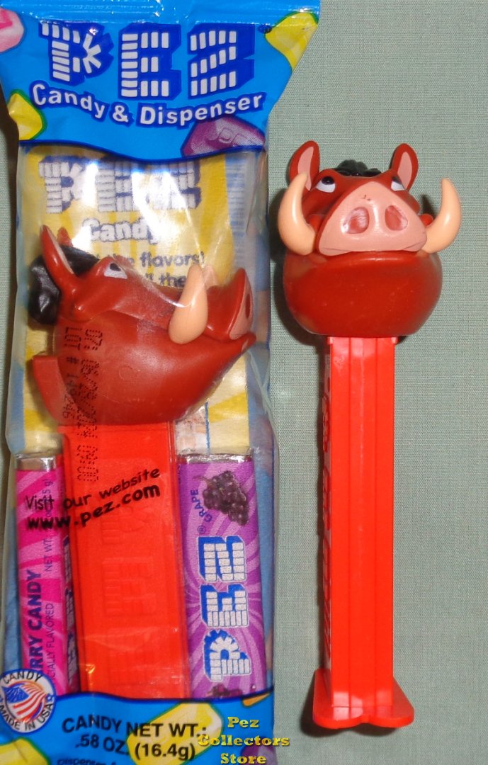 (image for) 2019 Lion King Pumbaa Pez MIB