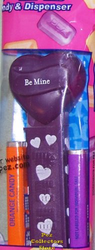 (image for) 2008 Purple Valentines Heart - Block Font Be Mine MIB