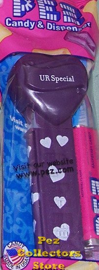 (image for) 2008 Purple Valentines Heart - Block Font U R Special MIB