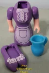 (image for) Purple Dress Maid Pez Body Parts from Series 1 Loose