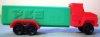 (image for) D Series Truck R1 Red cab on Green Trailer Pez