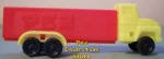 D Series Truck R1 Yellow Cab on Red Trailer Pez