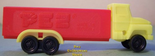 (image for) D Series Truck R1 Yellow Cab on Red Trailer Pez