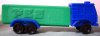 (image for) D Series Truck R4 Blue Cab on Green Trailer Pez
