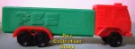 (image for) D Series Truck R4 Red Cab on Green Trailer Pez
