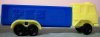 (image for) D Series Truck R4 Yellow Cab on Blue Trailer Pez
