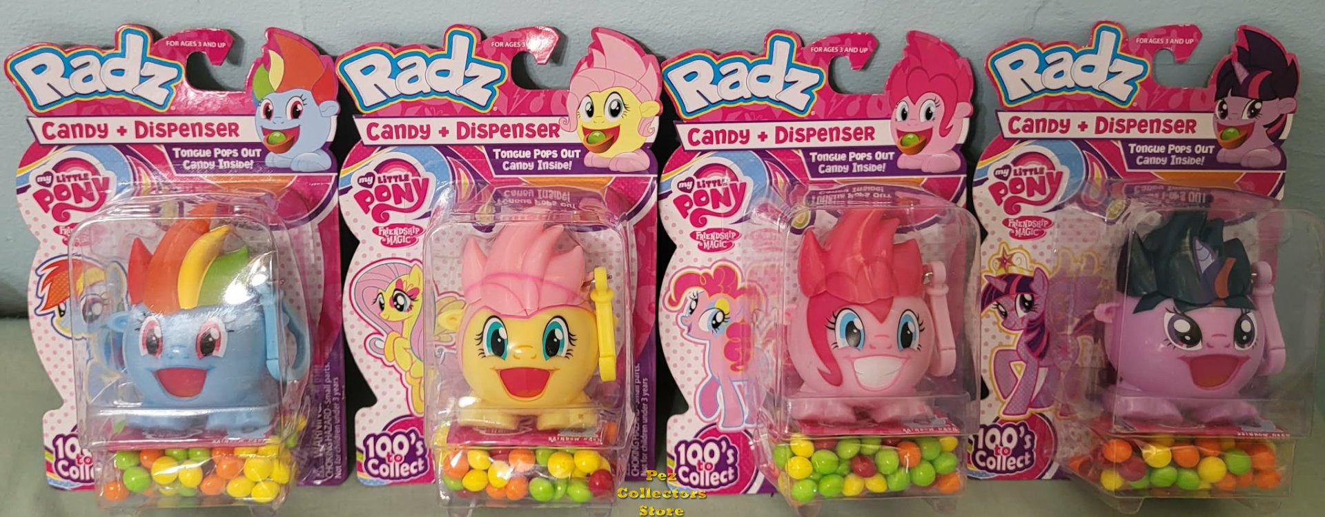 (image for) Radz My Little Pony Set of 4 Rainbow Dash, Fluttershy, Pinkie Pie and Twilight Sparkle MOC