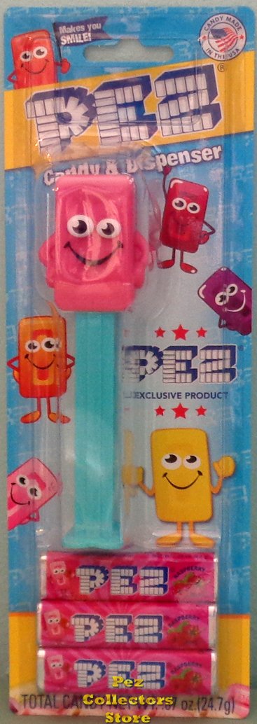 (image for) Exclusive Ltd Ed. Raspberry Pez Candy Brick Mascot Pez MOC!