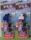 (image for) Raspberry Mascot Blue Cab and White Cab Pez Truck Pair MOC