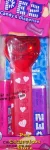(image for) 2008 Red Crystal Valentines Heart Pez - XOXO MIB