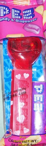 (image for) 2008 Red Crystal Valentines Heart Pez - Prince MIB