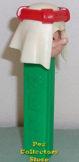 Red Band Sheik Ivory Burnoose Pez Pal Vintage 3.4 Green NF Pez