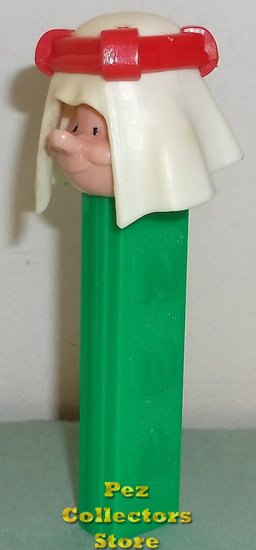 Red Band Sheik Ivory Burnoose Pez Pal Vintage 3.4 Green NF Pez