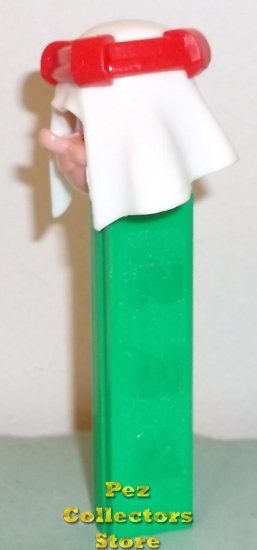 (image for) Red Band Sheik WHITE Soft Burnoose Pez Pal Vintage 3.4 Green NF Pez - Click Image to Close