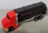 (image for) Red Cab Large Smokestack Rig Truck Rounded Tanker Trailer Pez Loose