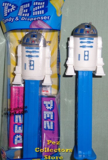 (image for) Red Dot Silver Shoulder version R2D2 Star Wars Pez MIB