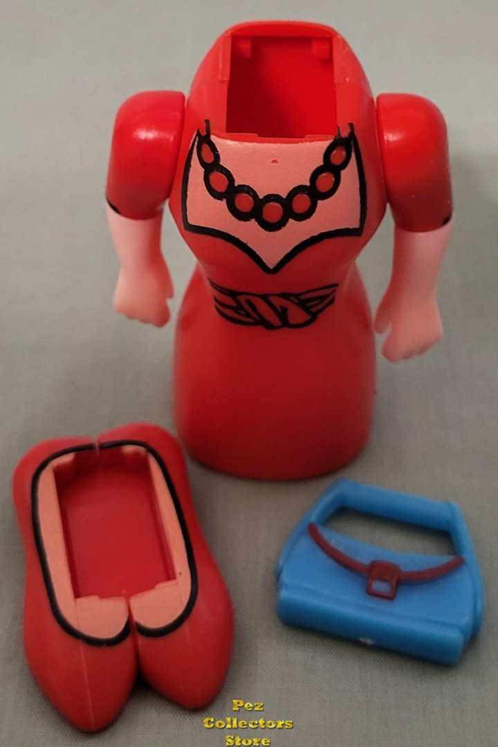 (image for) Red Dress Pez Body Parts from Series 1 Loose