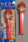(image for) 2018 Red with Green Trim Elf Christmas Pez MIB