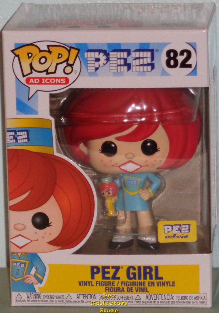 (image for) Pop! Ad Icon - PEZ EXCLUSIVE - PEZ Girl (Redhead) - Click Image to Close