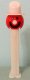 (image for) Red Face Snowman Misfit Pez on White Stem Loose