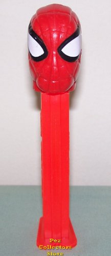 (image for) Spiderman Large Head Pez Red Stem Loose