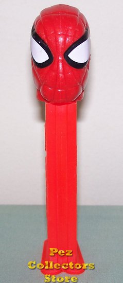 (image for) Spiderman Large Head Pez Red Stem Loose - Click Image to Close