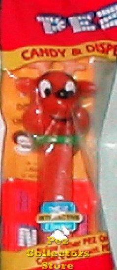 (image for) 8 Spot Reindeer 2003 Christmas Pez MIB