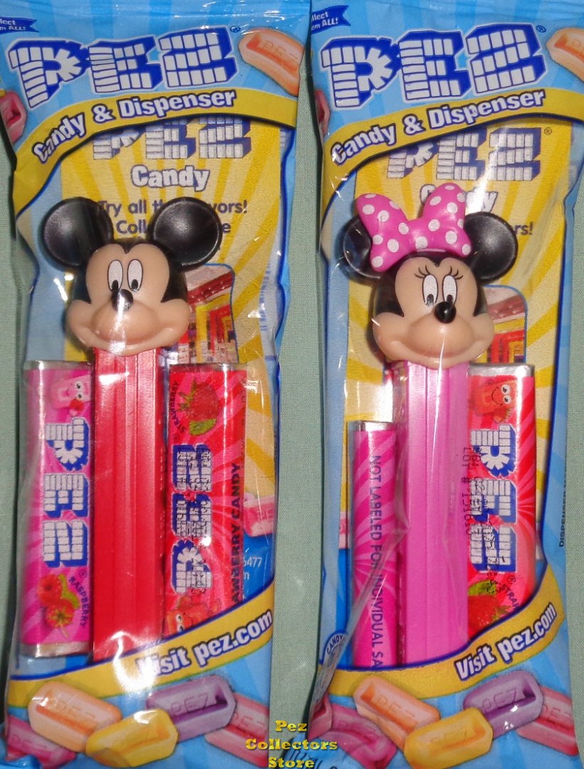 (image for) 2020 Revised Mickey and Minnie Pez MIB - Click Image to Close