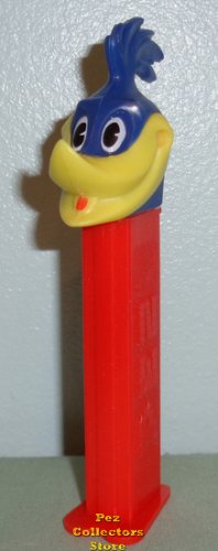 (image for) Canadian Road Runner B Pez with Decal Eyes on Red Stem