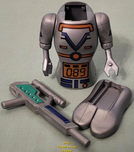 (image for) Robot with Space Gun Pez Body Parts from Series 2 Loose