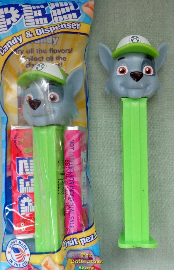 (image for) Rocky Eco Pup Paw Patrol Pez MIB - Click Image to Close