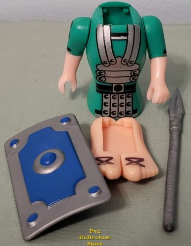 (image for) Roman Soldier Pez Body Parts and Shield with No Diamonds Variation Loose