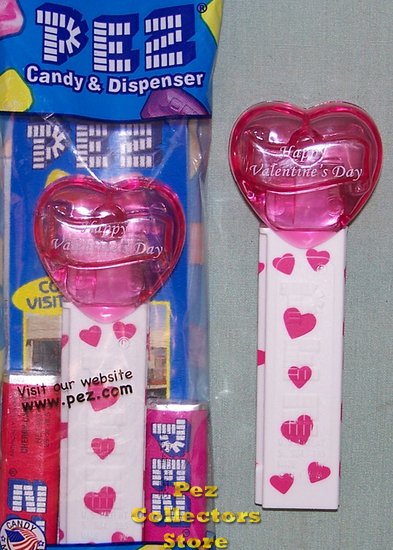 (image for) 2012 Rubine Red Crystal Valentine Heart Pez MIB